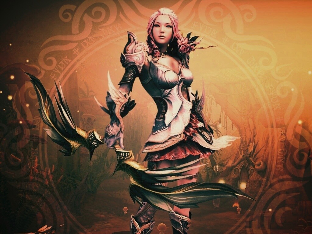 Лучница из Aion обои