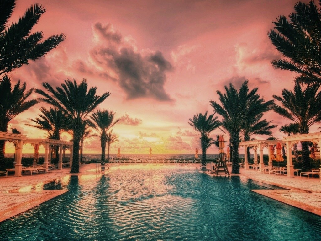 Бассейн обои