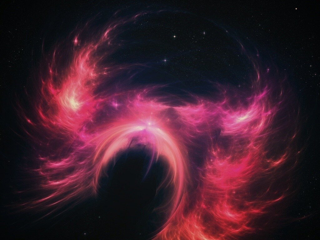 Сиреневая туманность обои