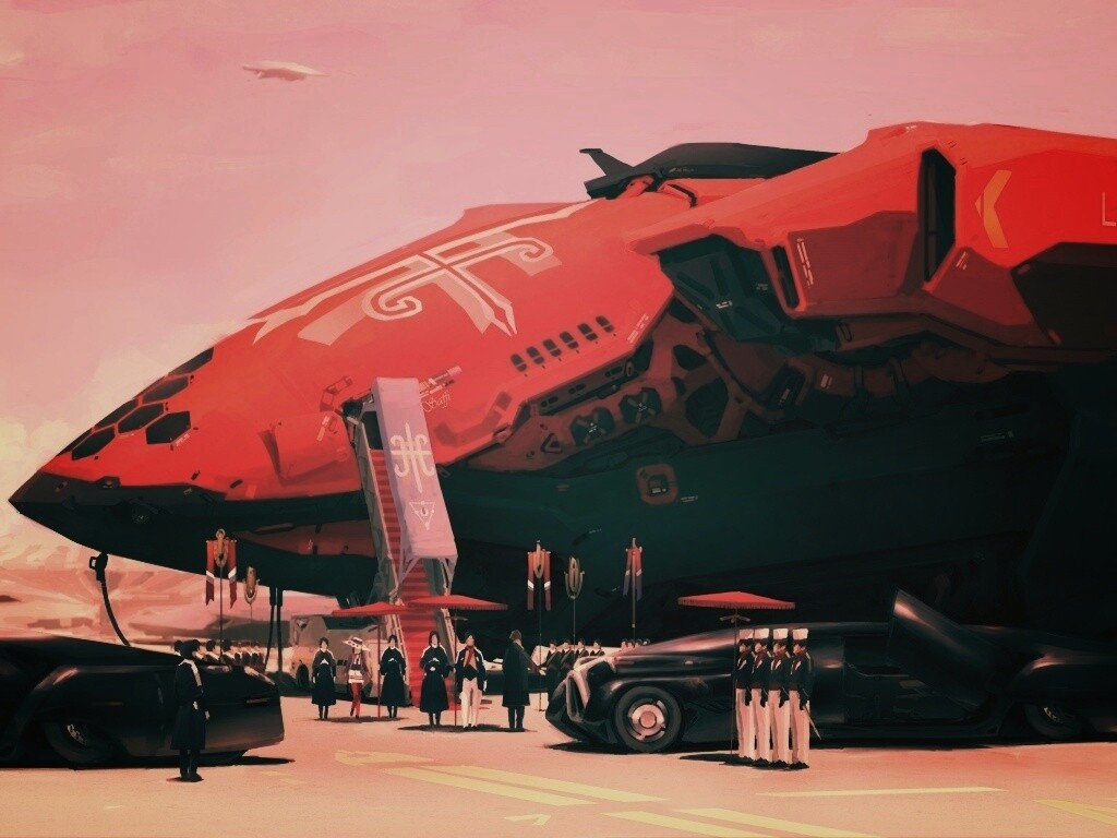 Встреча инопланетных гостей обои