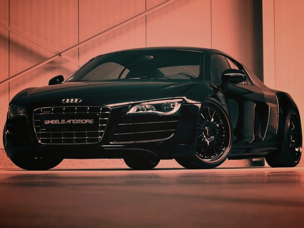 Audi черного цвета обои