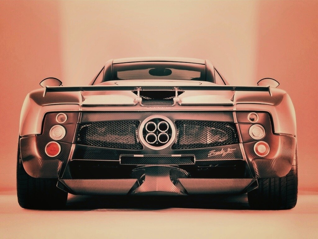 Pagani Zonda сзади обои