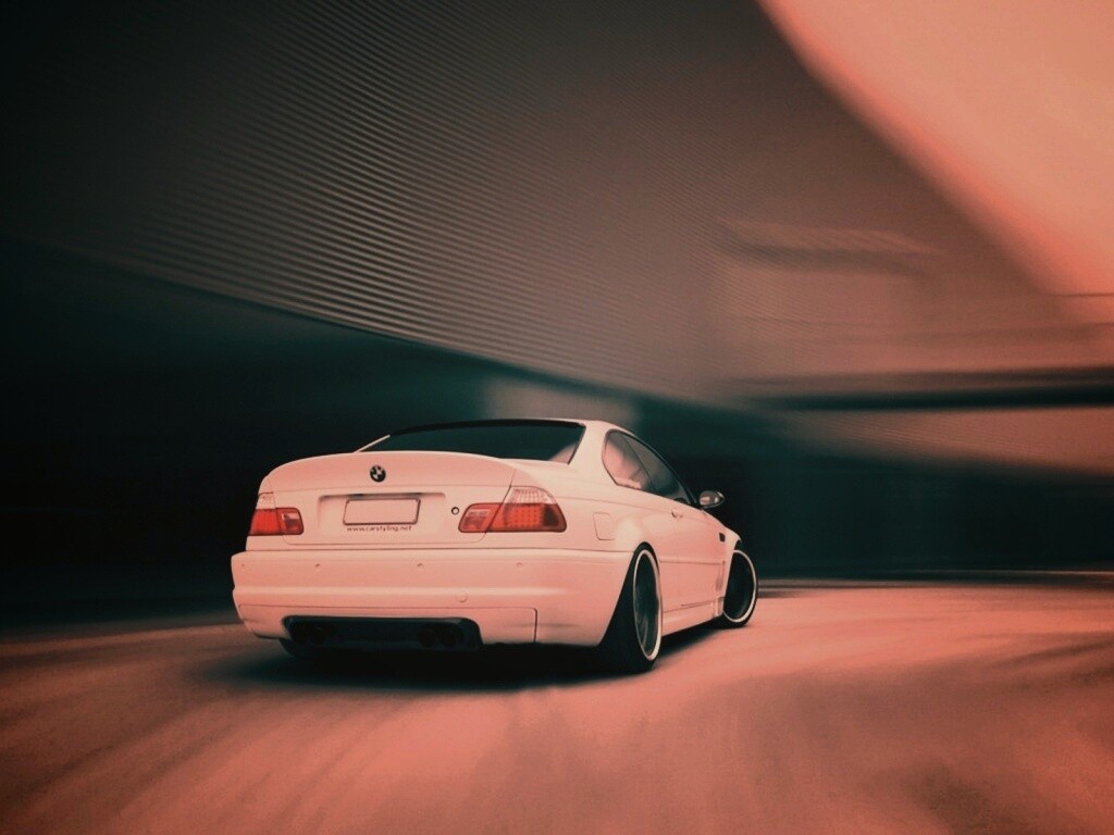 Белый БМВ обои