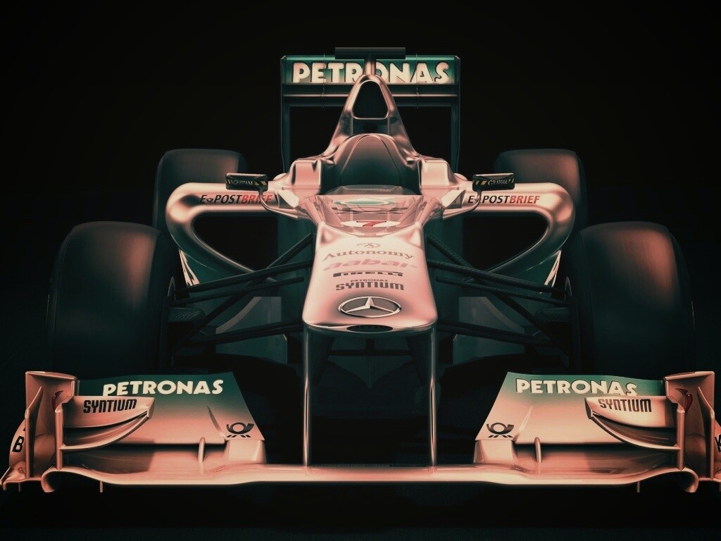 Болид Мерседес обои