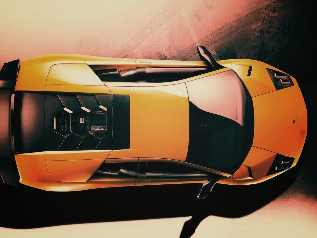 Ламборджини вид сверху обои