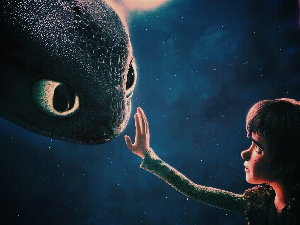 Как приручить дракона обои