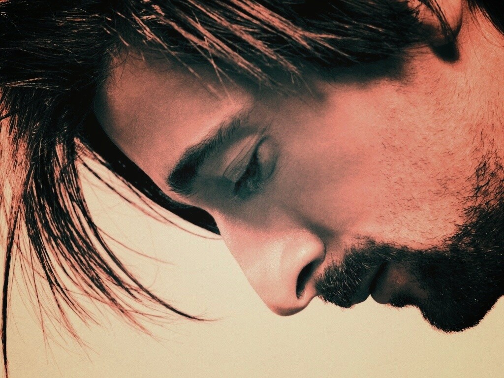 Чёрно-белое фото обои