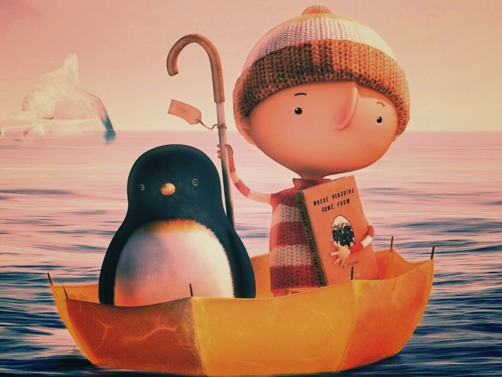 Откуда приходят пингвины обои