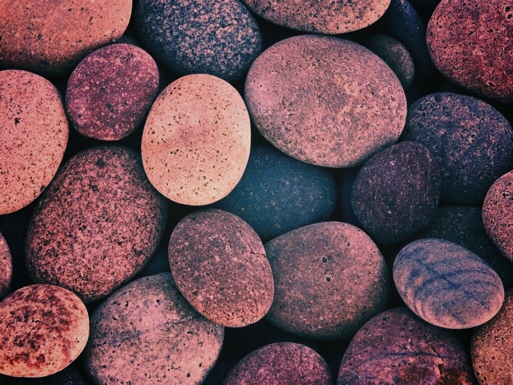 Разноцветная галька обои