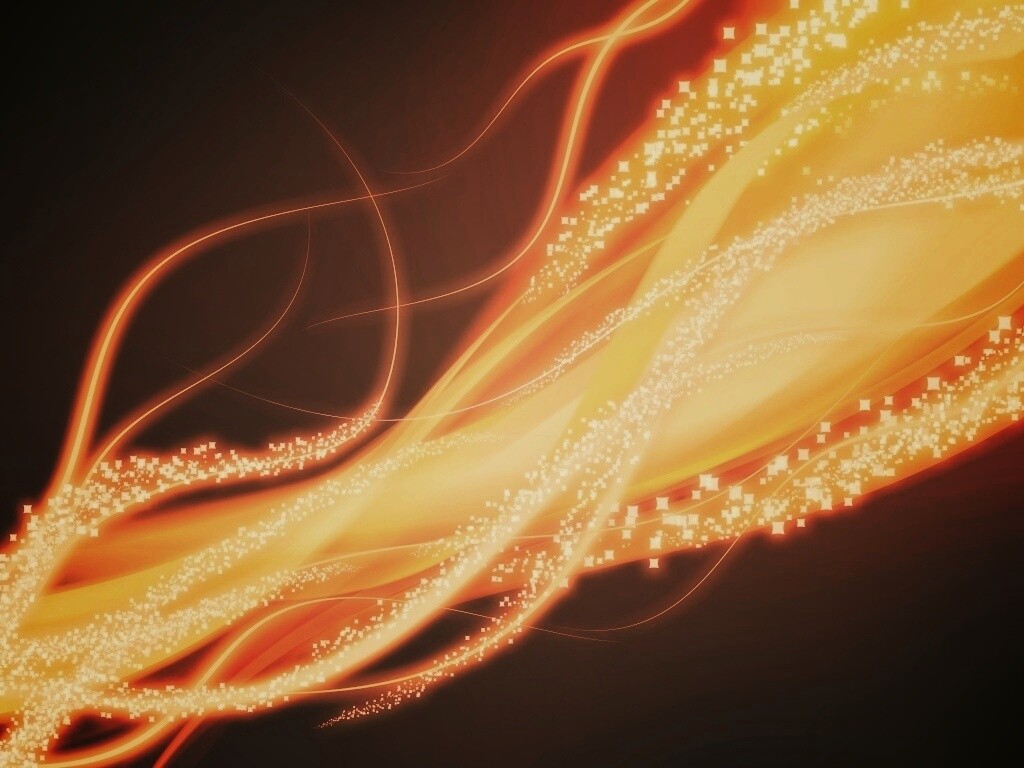 Волна пламенной энергии обои