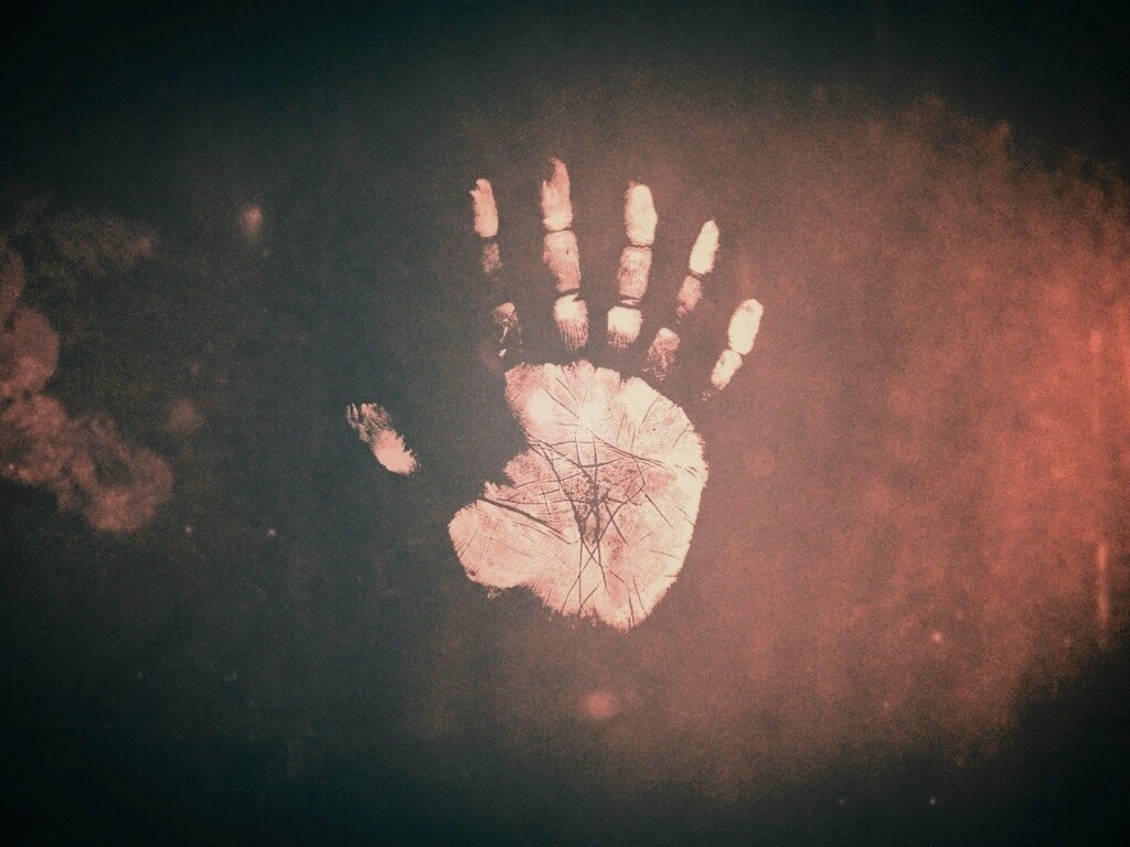 Необычный отпечаток руки обои