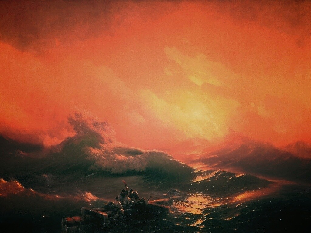 Айвазовский: Девятый вал обои