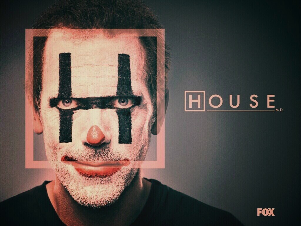 Клоун доктор Хаус обои