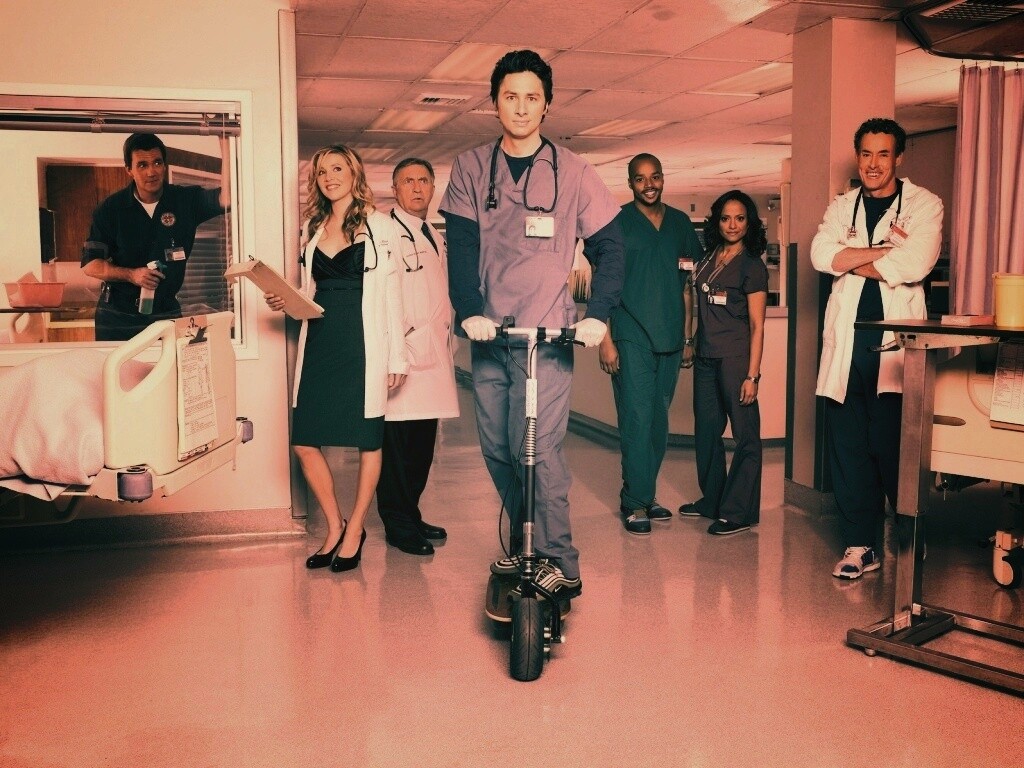 Герои сериала Клиника обои