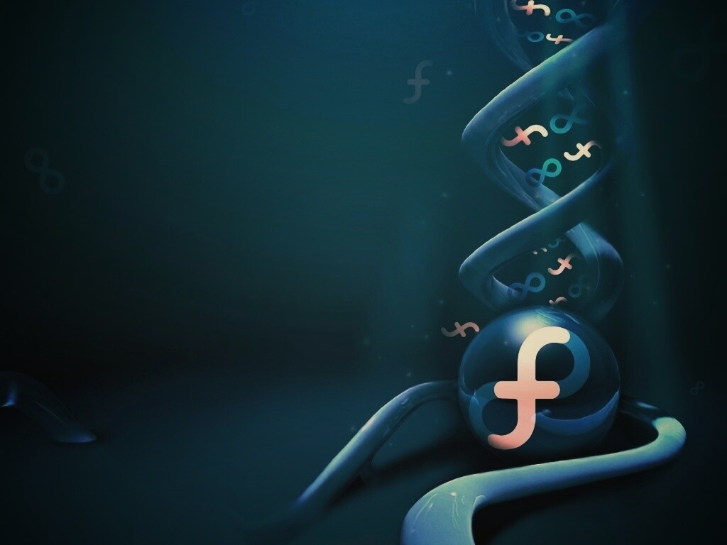 OS Fedora обои