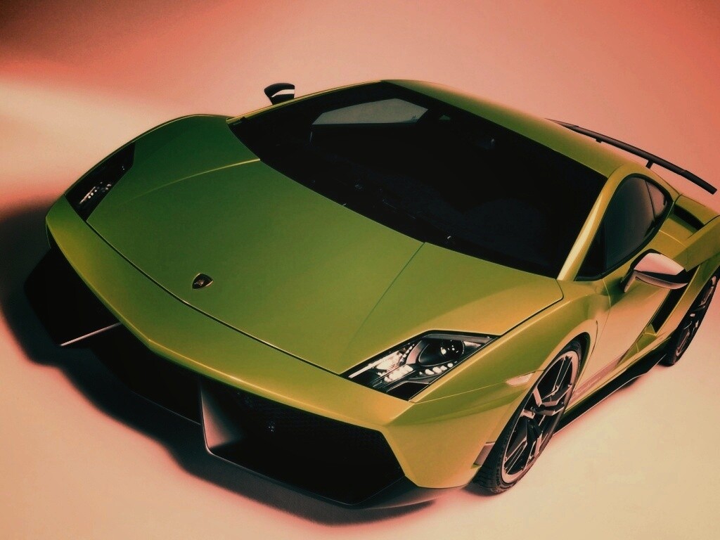Зеленый Ламбо обои