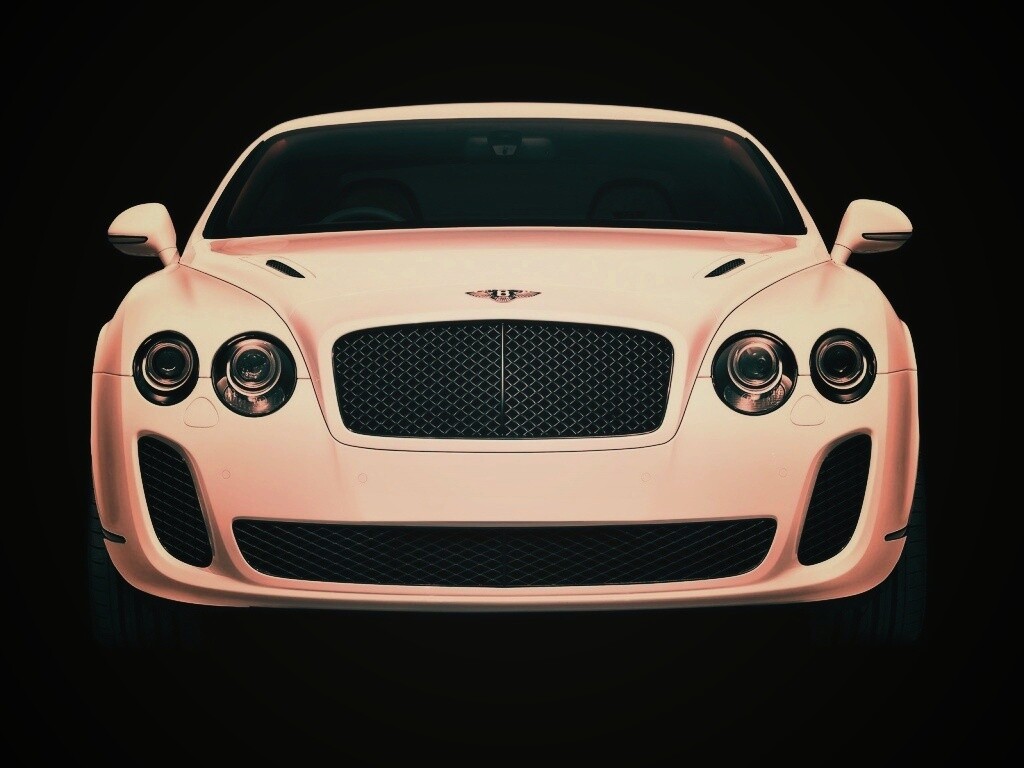 Белый Бентли Континентал обои