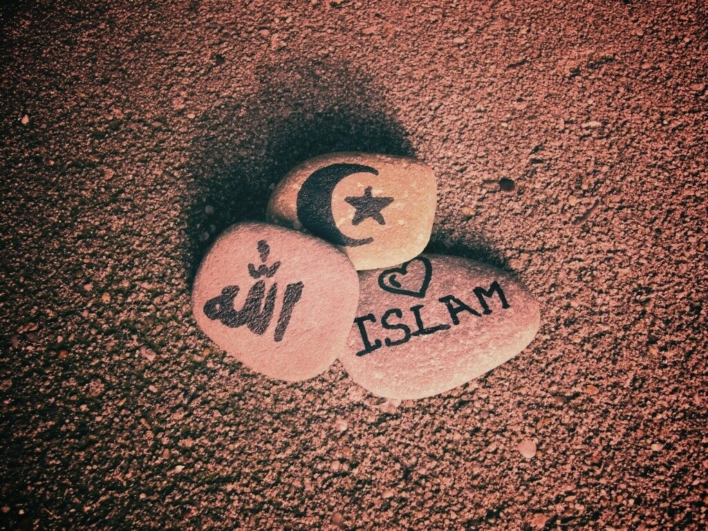 Религия на камнях обои