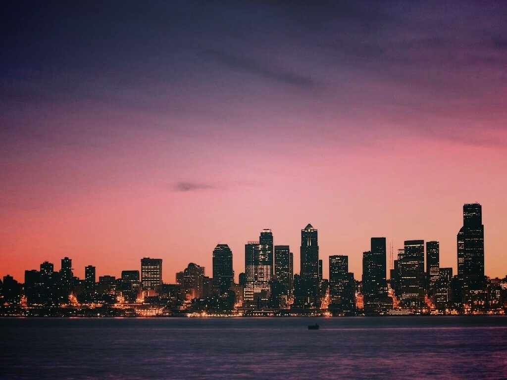 Пейзаж Сиэтла обои