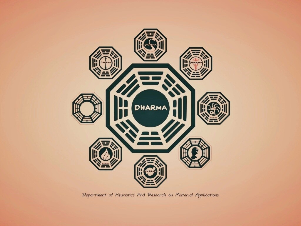 Логотипы станций Дхарма обои