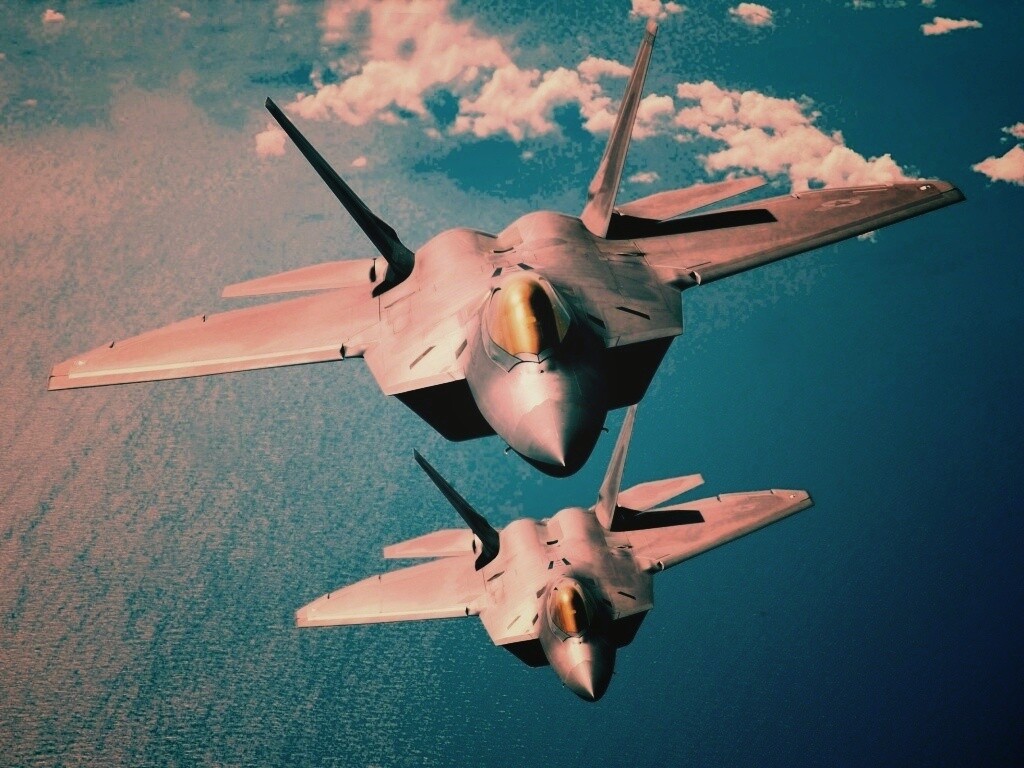 Истребители в небе обои