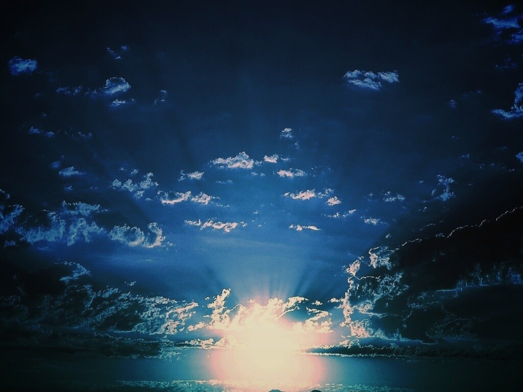 Ночное фантастическое небо обои