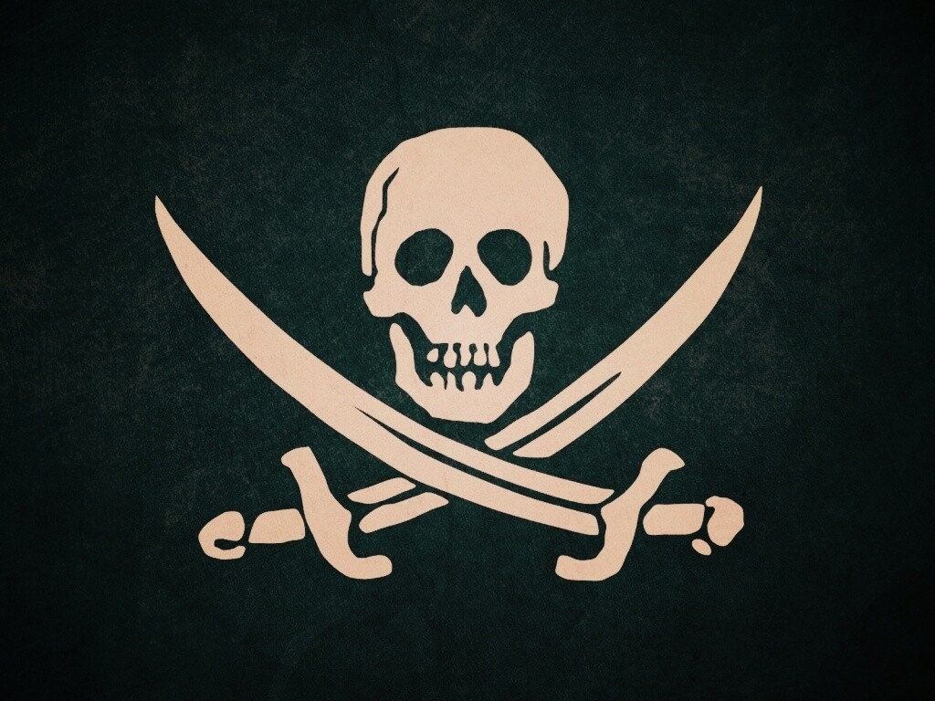 Пиратский флаг обои