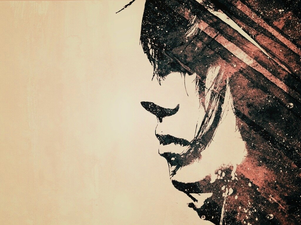 Стильные черно-белые обои обои