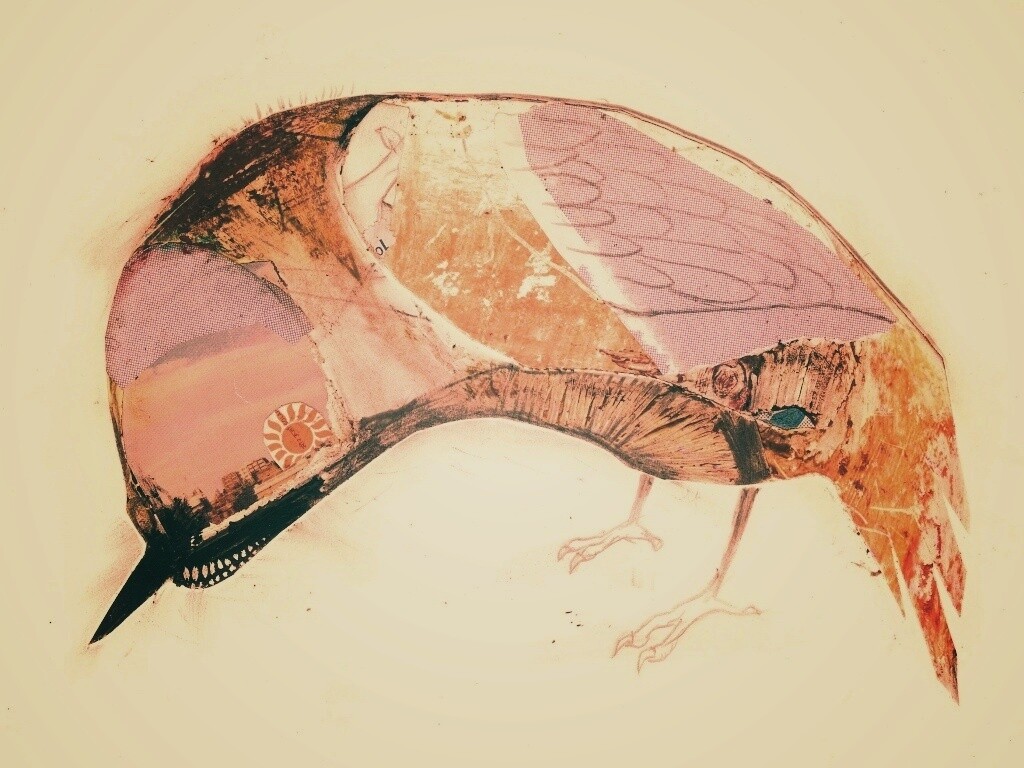 Аппликация Стефана Томпсона "Птица" обои