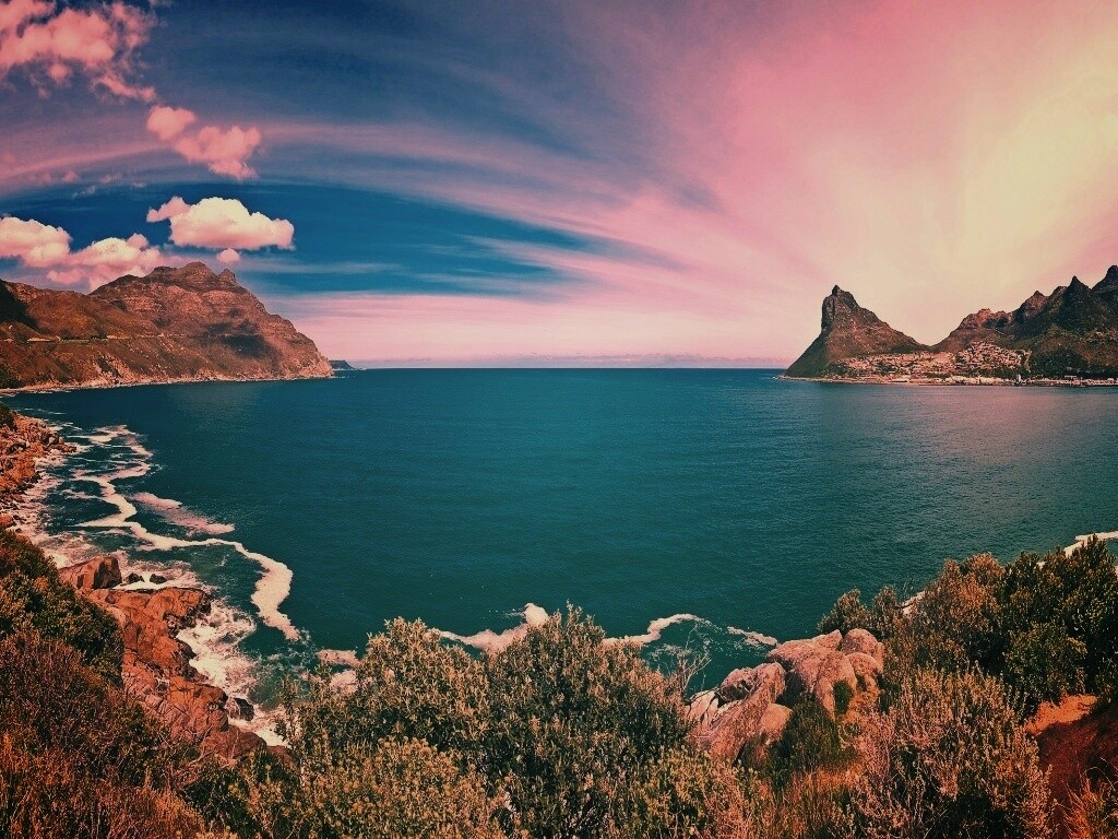 Красивая бухта обои