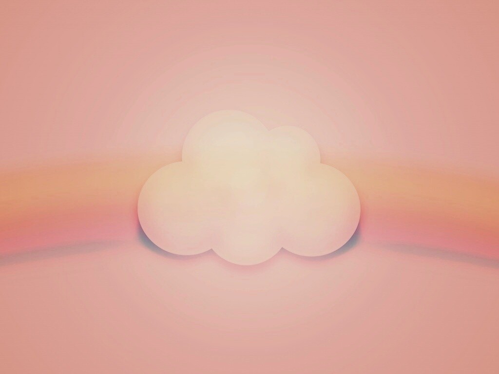 Облако за радугой обои