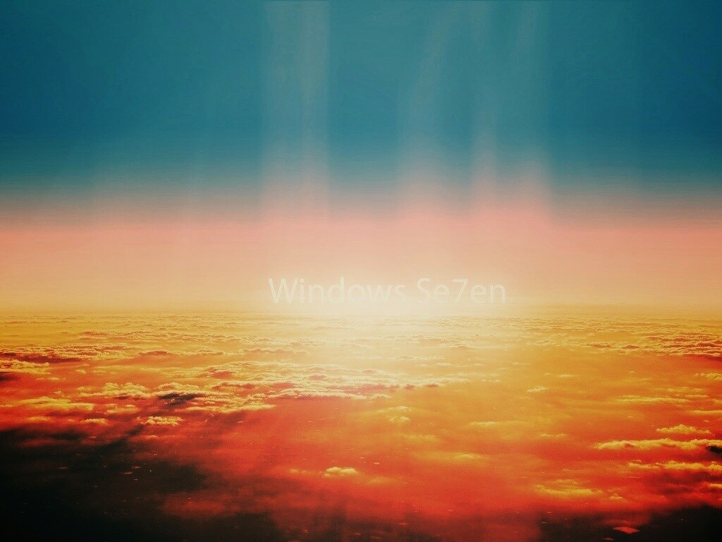 Восход над облаками обои