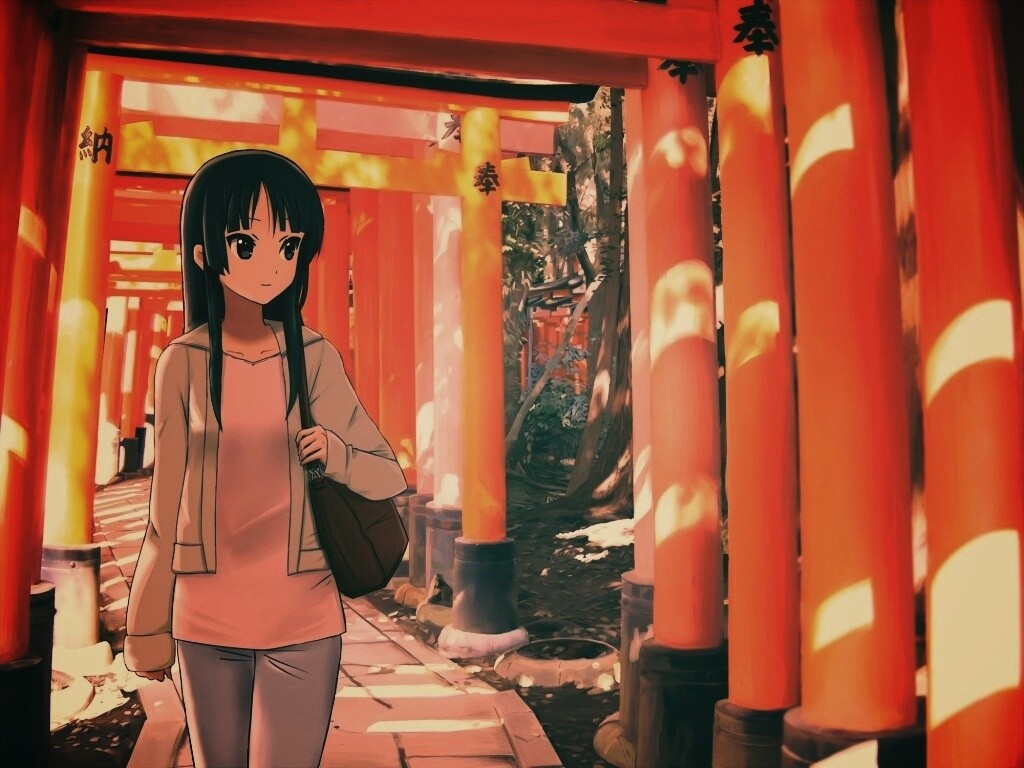 Акияма Мио обои