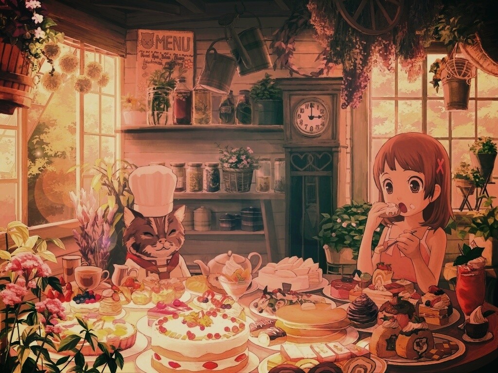 У кота повара обои