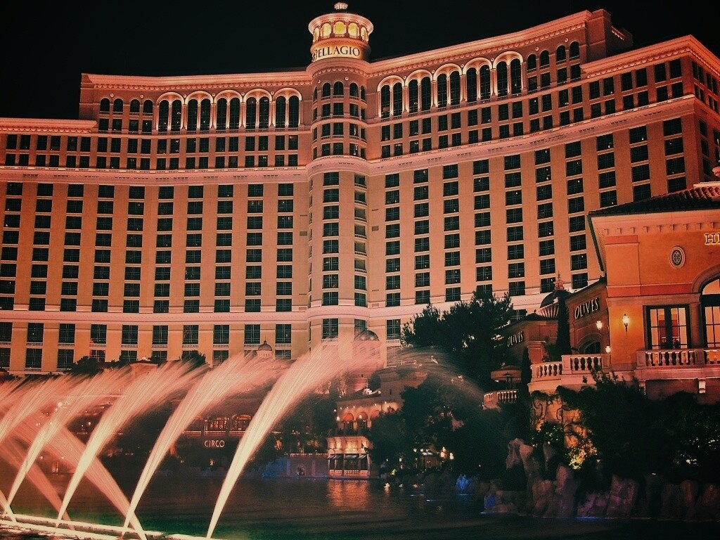 Казино Bellagio в Лас-Вегасе обои