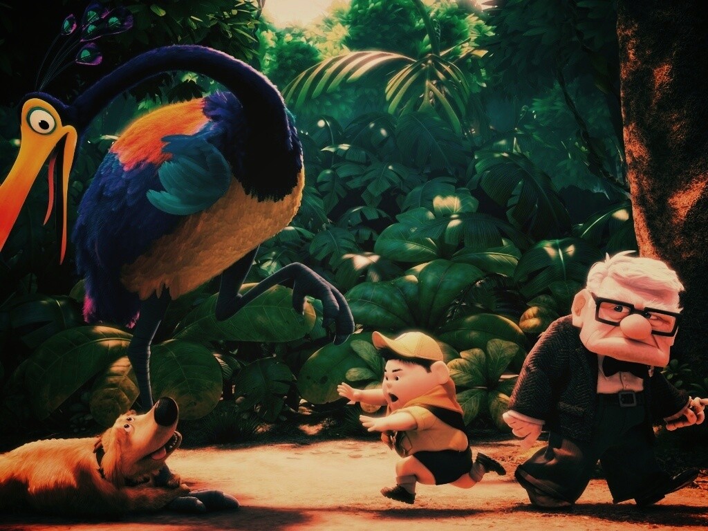 Герои мульфильма "Вверх" обои