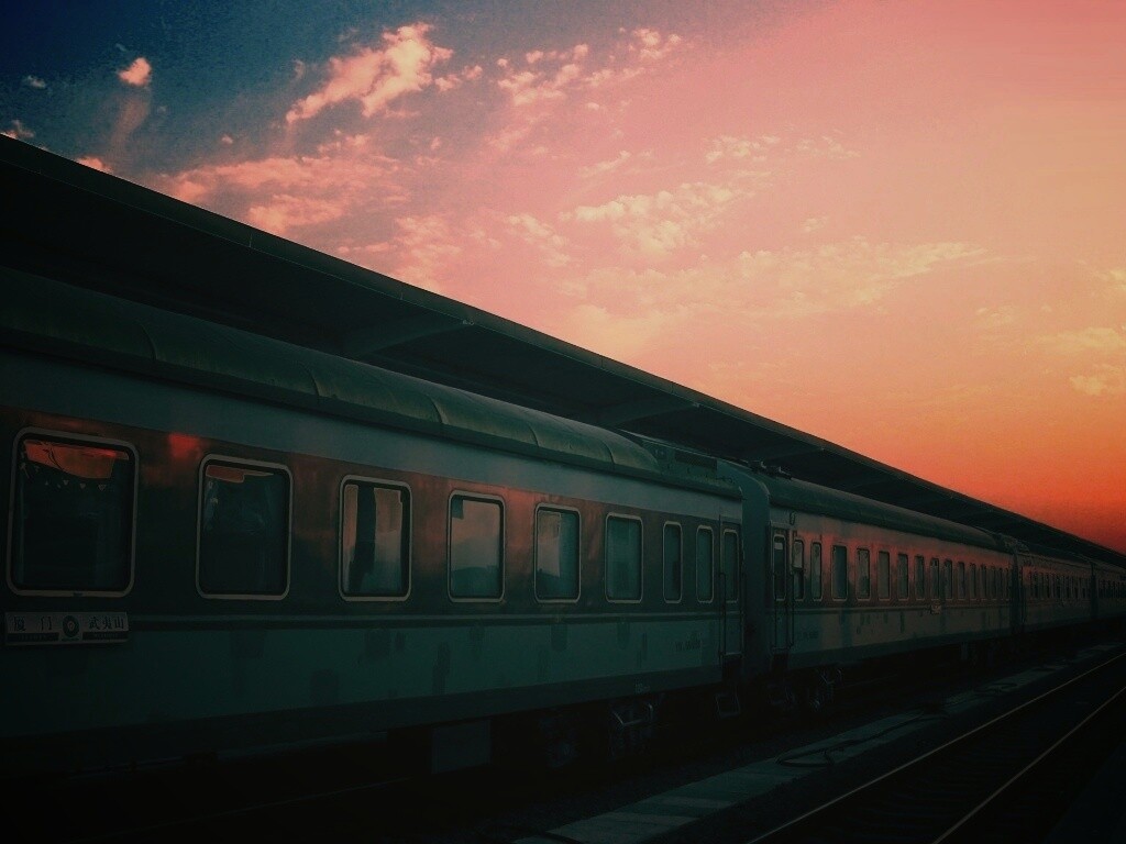 Пассажирский состав обои