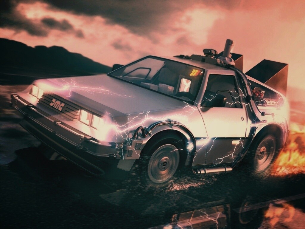 Машина времени обои