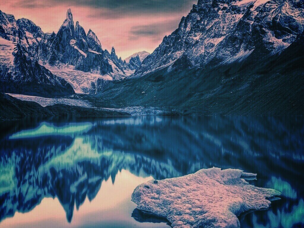 Горное озеро обои