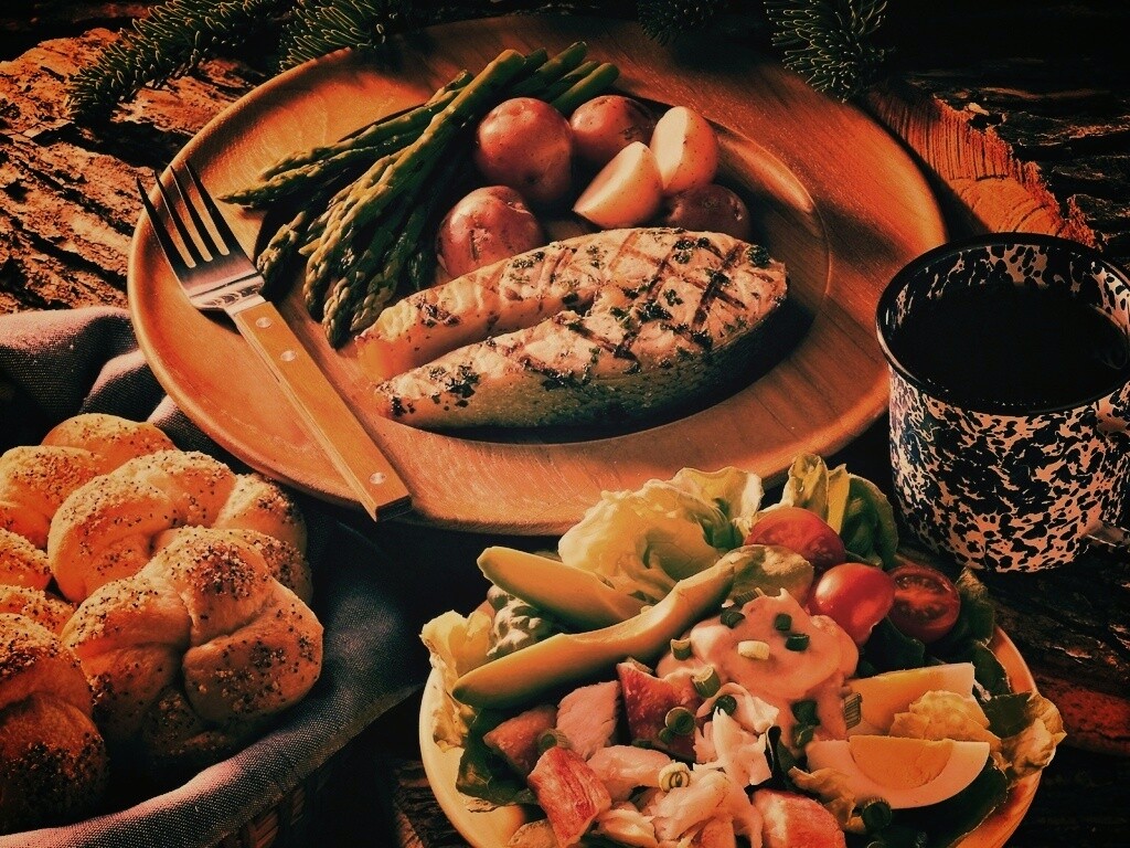 Сытный обед обои