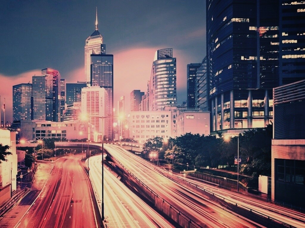 Огни Гонконга обои