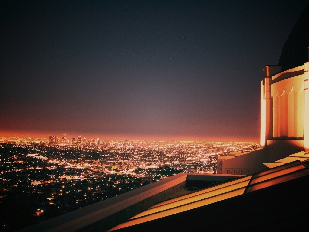 Вид на город обои