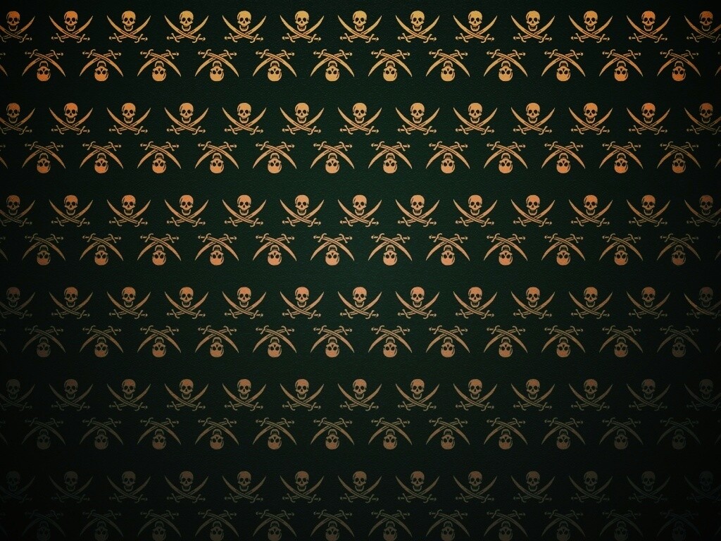 Череп и кости, пиратская тематика обои