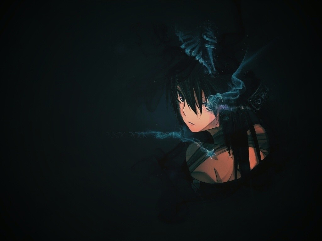Black rock shooter обои