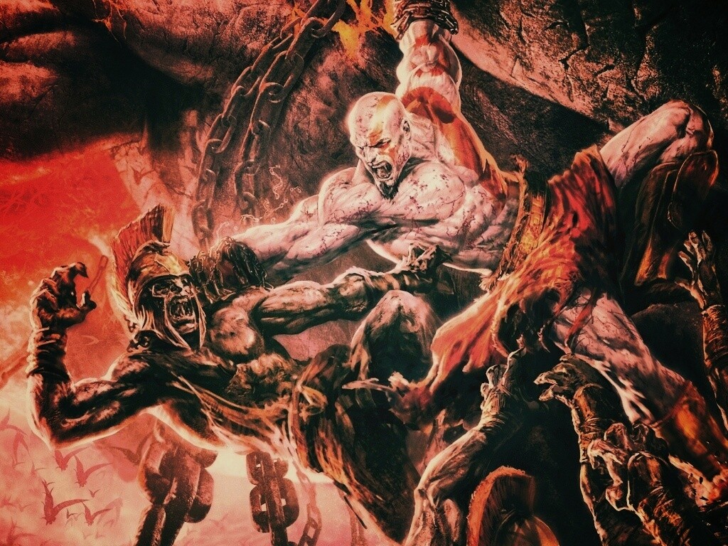 Бог войны обои