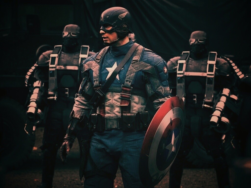 Капитан Америка обои