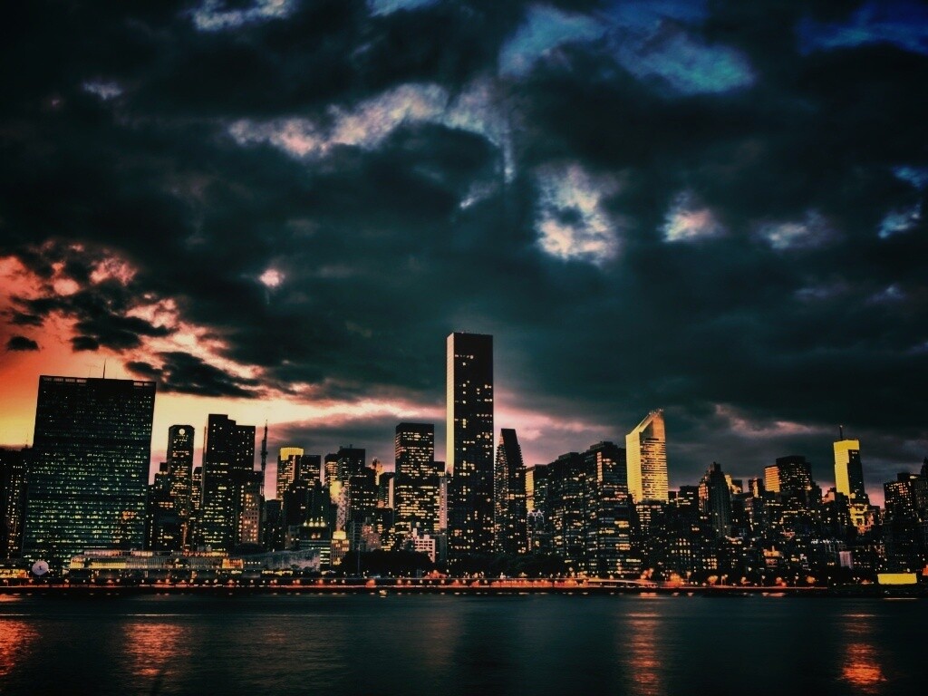 Красивый город обои