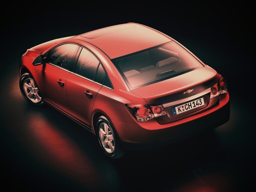 Шевроле Cruze красного цвета обои