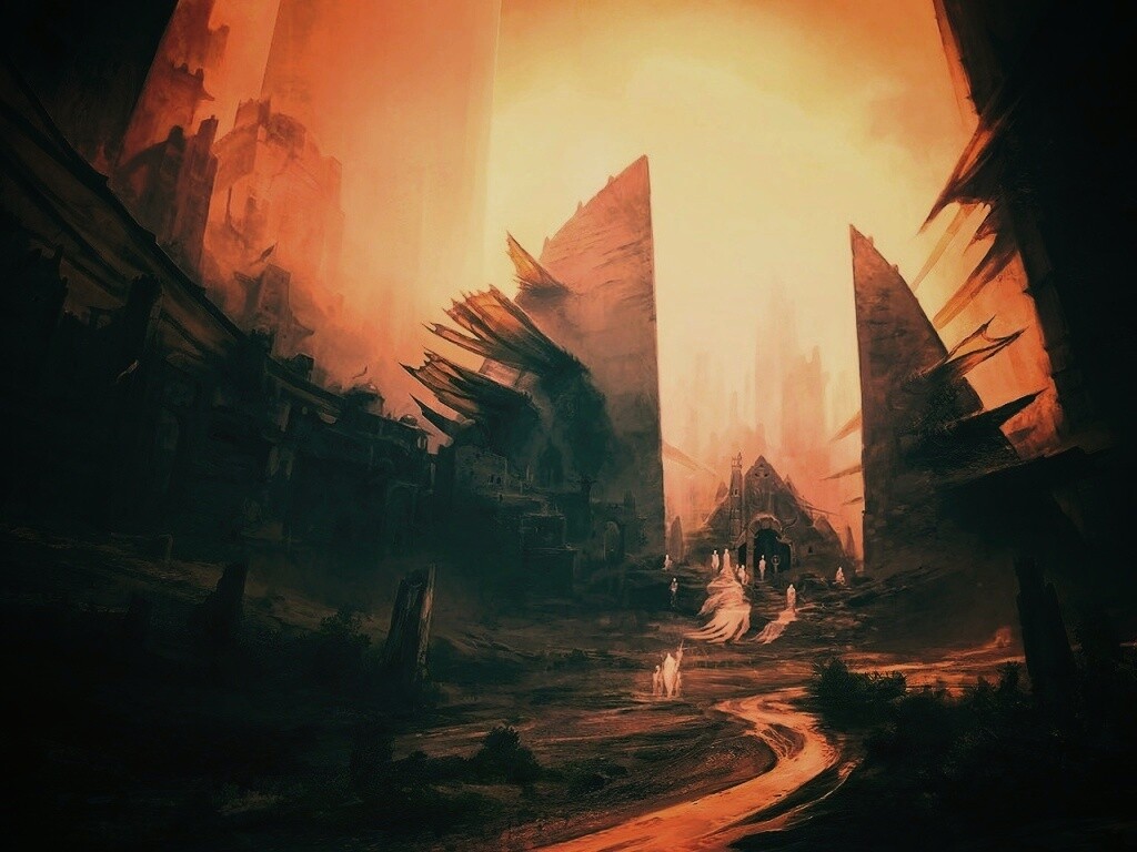 Затерянный город обои