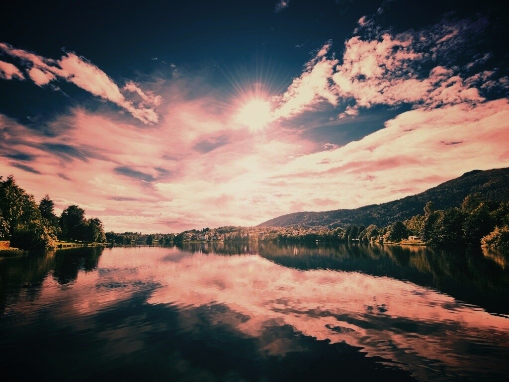 Норвежская река обои